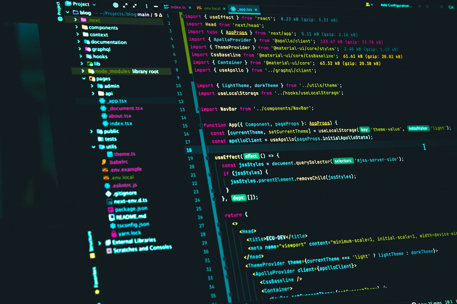 Code review in a development editor